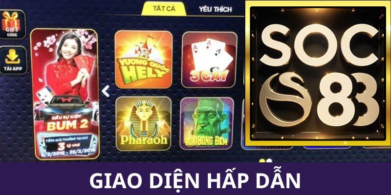 Giao diện đội ngũ hết sức hấp dẫn